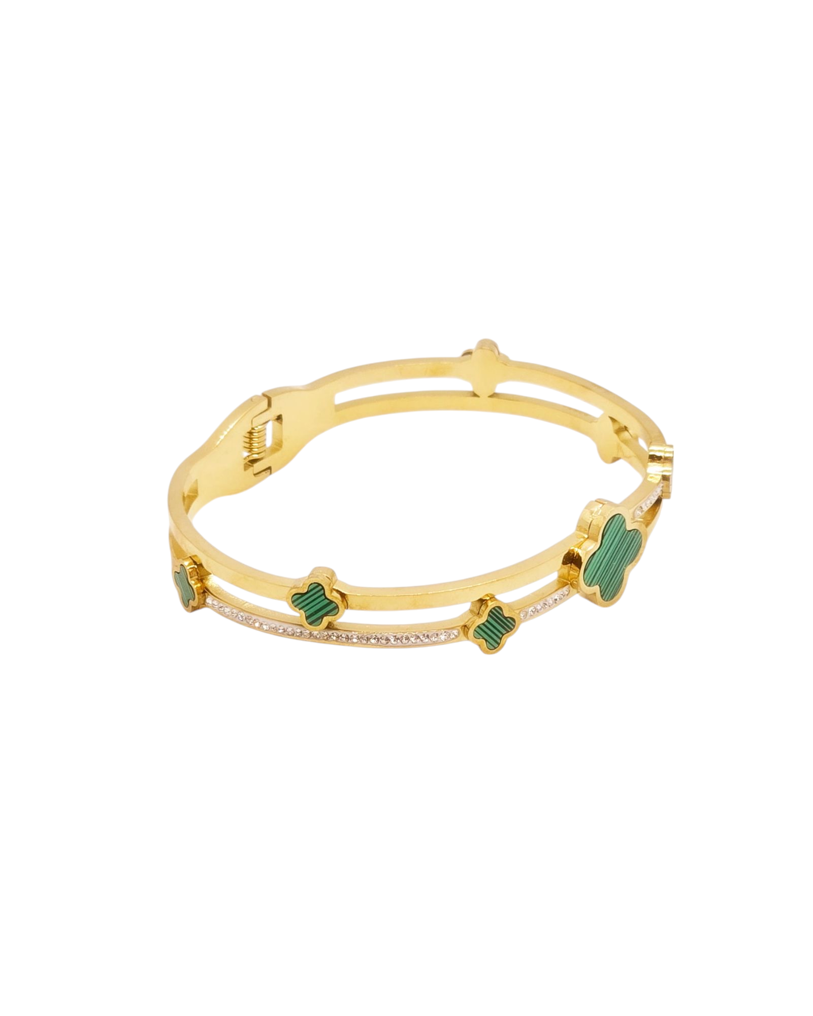 Adorniv Green Crest Elegance Bracelet