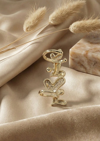 Pearl Heart No-Piercing Earcuff