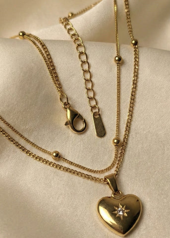 Timeless Heart Layered Necklace