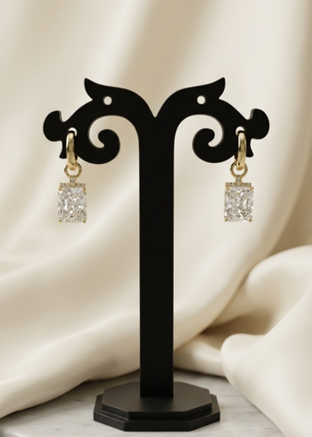 Radiant Crystal Drop Earrings