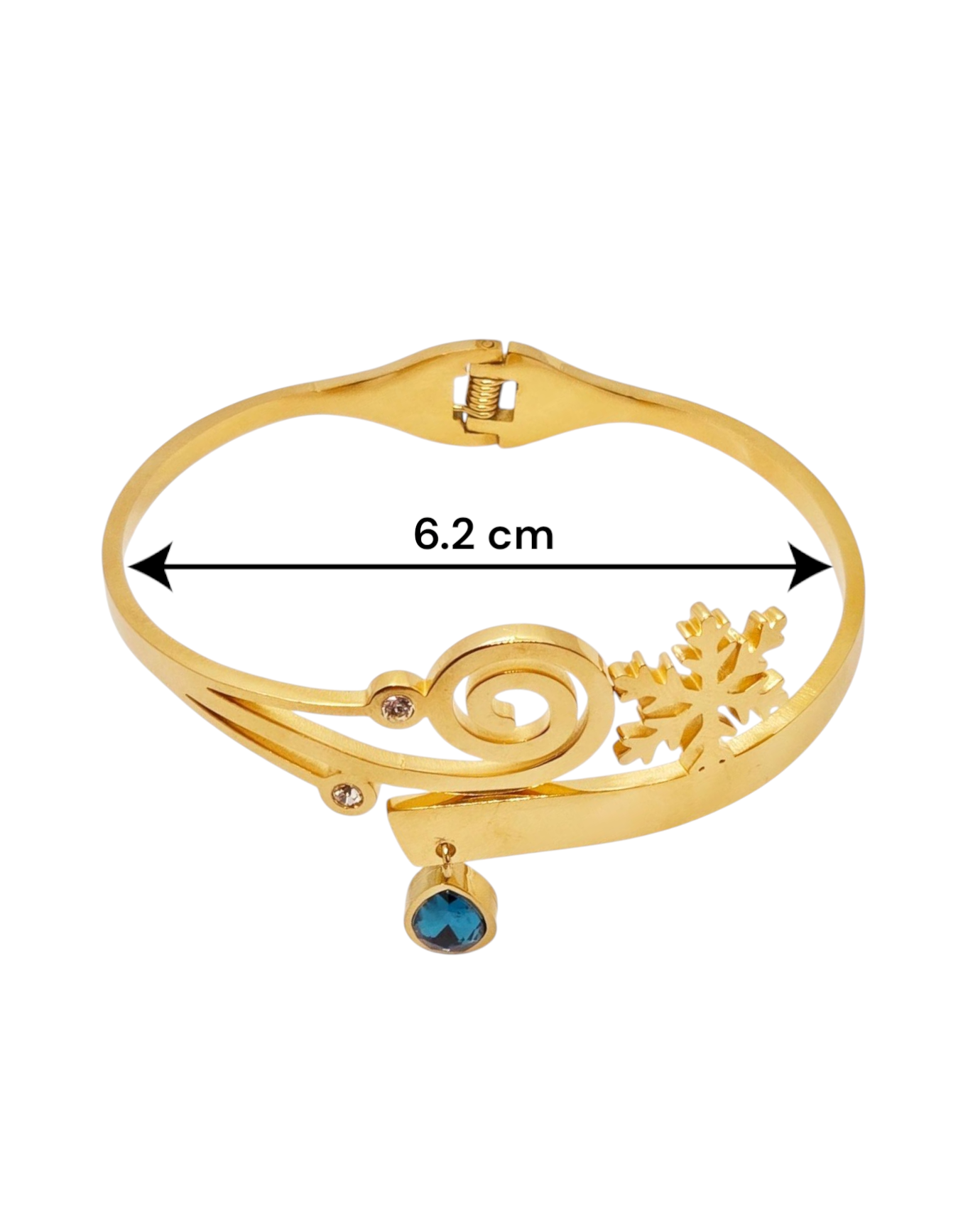 Adorniv Blue Crystal Drop Bracelet