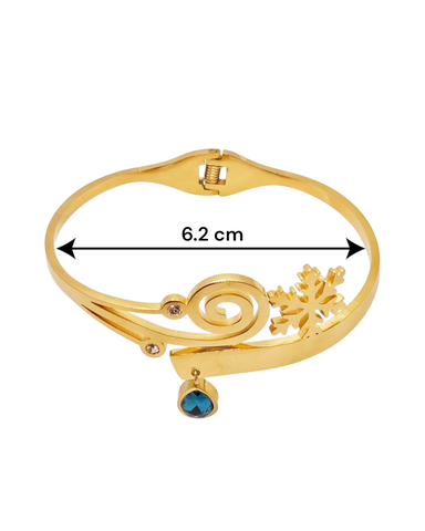 Adorniv Blue Crystal Drop Bracelet