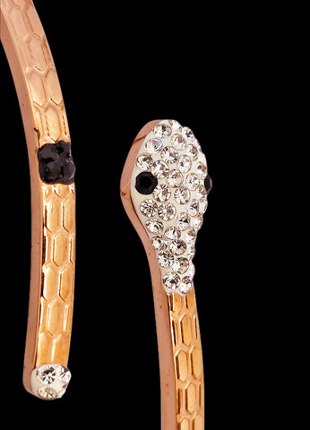 Adorniv Rose Gold Snake Bracelet