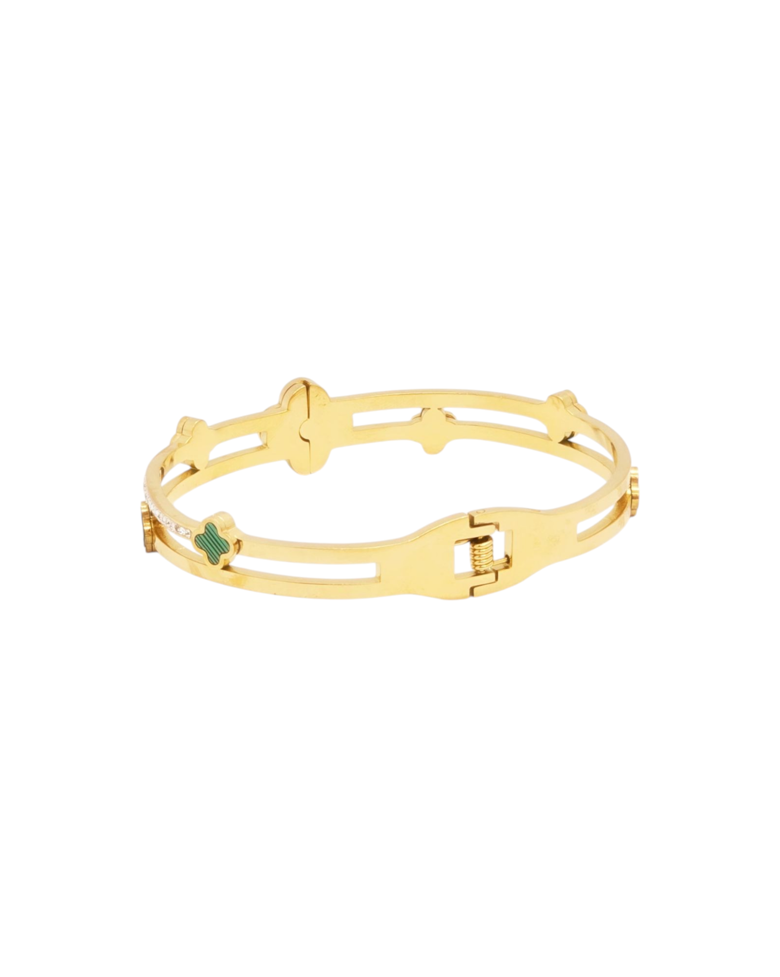 Adorniv Green Crest Elegance Bracelet