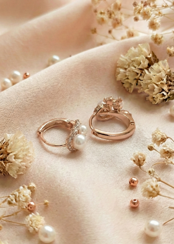 Pearl Bloom Stud Earrings