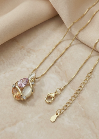 Adorniv Radiance Luxe Necklace & Earrings Set – Premium Collection