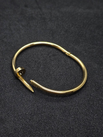Adorniv Gold Nail Cuff Bracelet