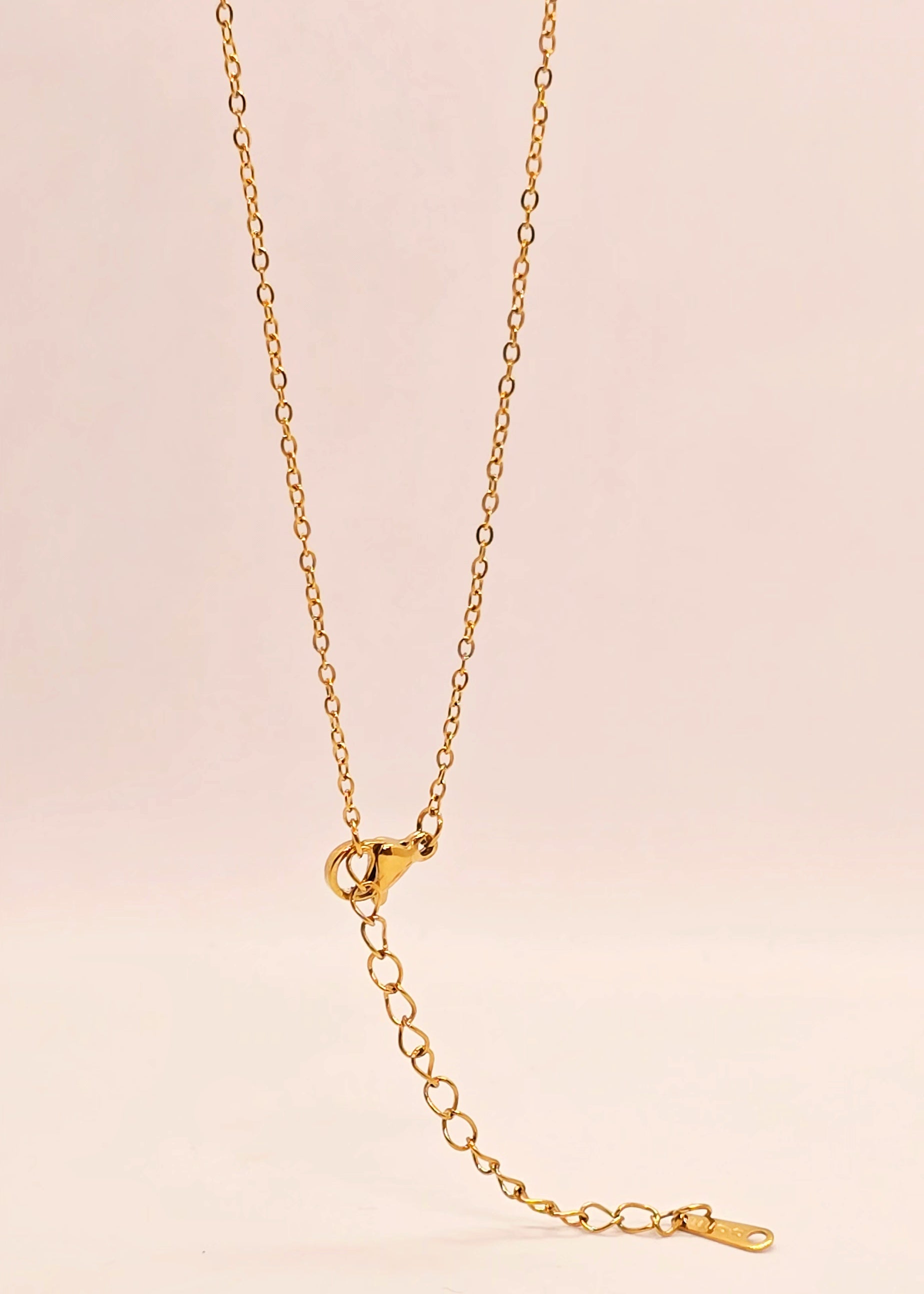 Adorniv Black Blossom Pendant Necklace