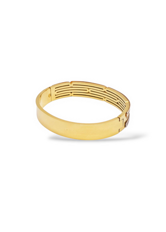 Adorniv Three-Tone Bangle