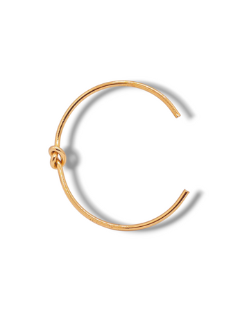 Adorniv Golden Knot Minimalist Open Cuff