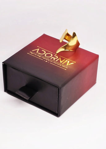 Adorniv Aurora Wave Adjustable Ring