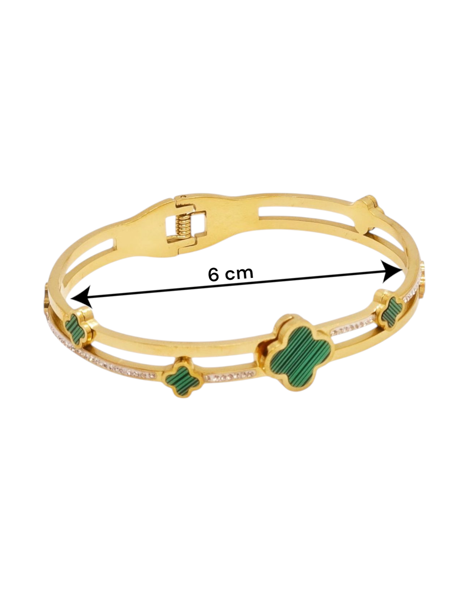 Adorniv Green Crest Elegance Bracelet