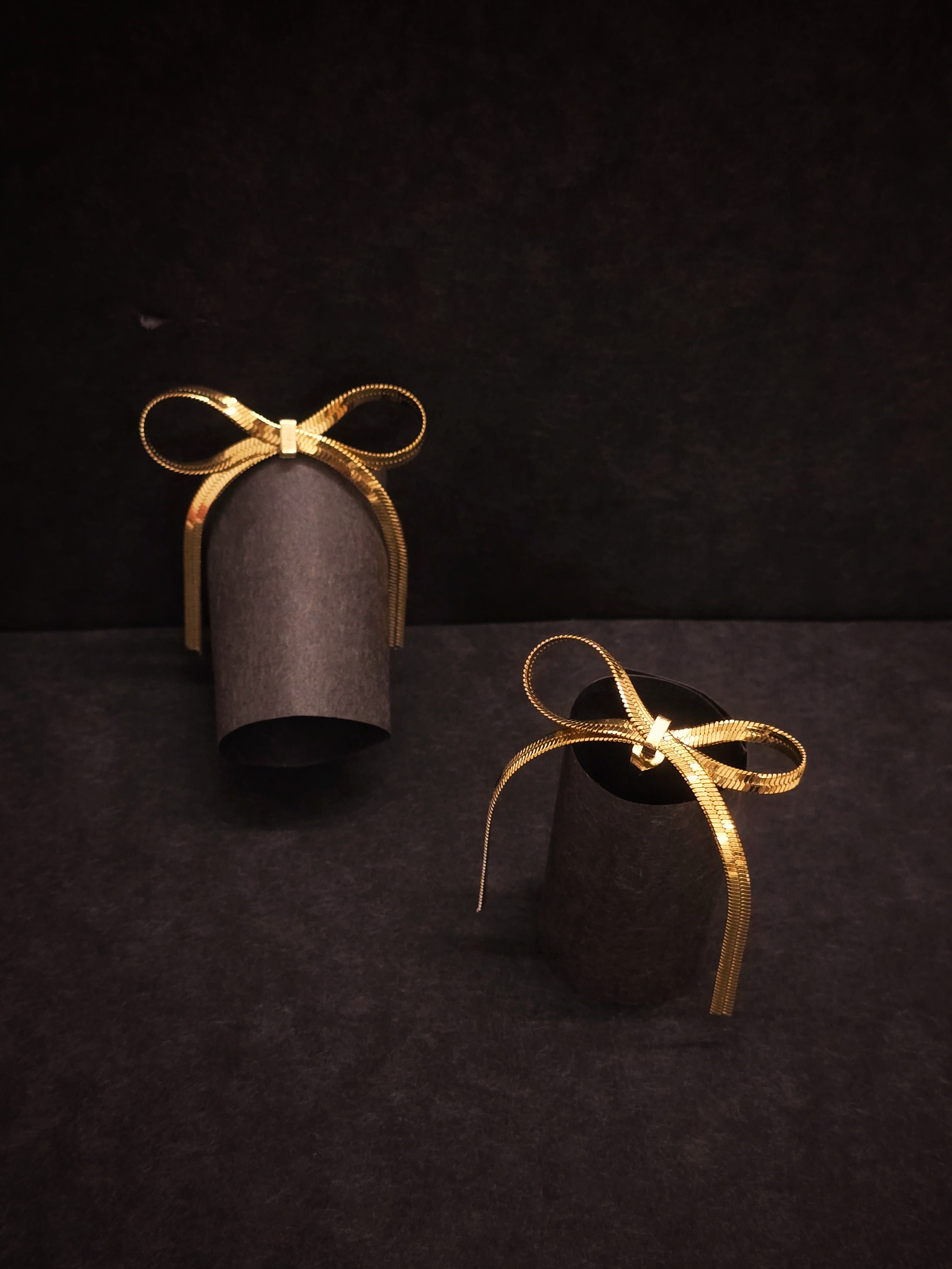 Adorniv Radiant Bow Gift Set – Necklace & Earrings Combo