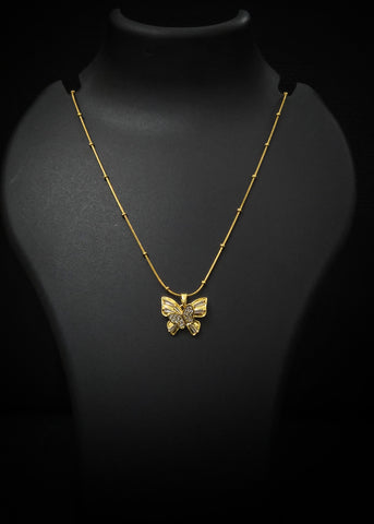 Adorniv Shimmering Butterfly Luxe Necklace