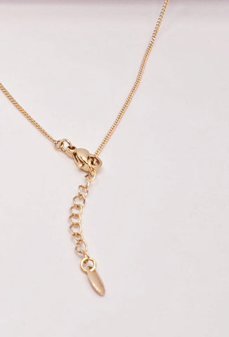 Adorniv Graceful Gold Pearl Bead Necklace