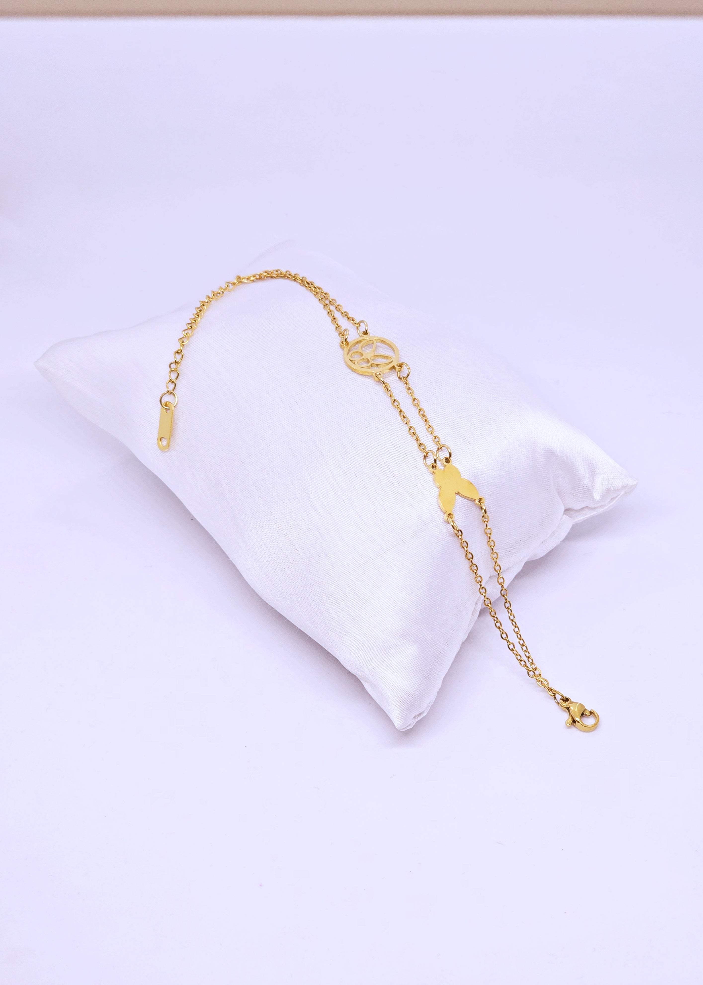 Adorniv Butterfly Harmony Gold-Tone Bracelet – Grace Meets Glam