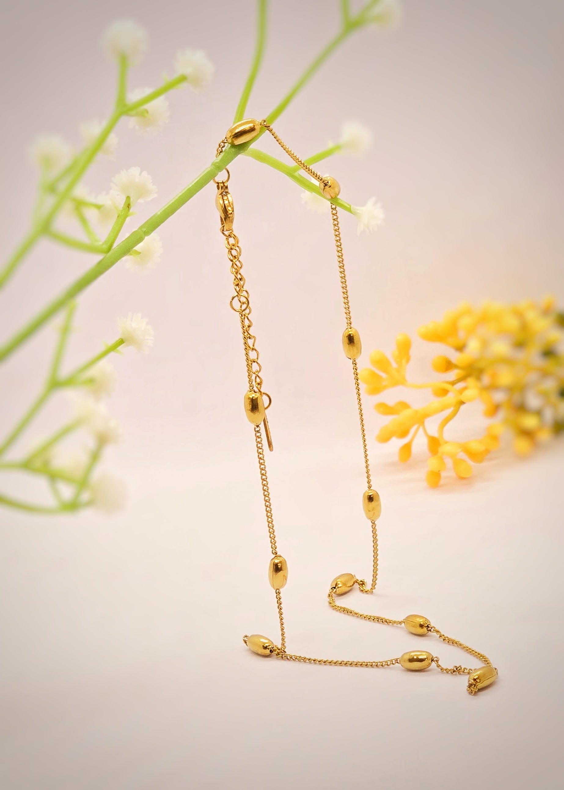 Adorniv Classic Bead Chain Necklace