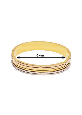 Adorniv Three-Tone Bangle